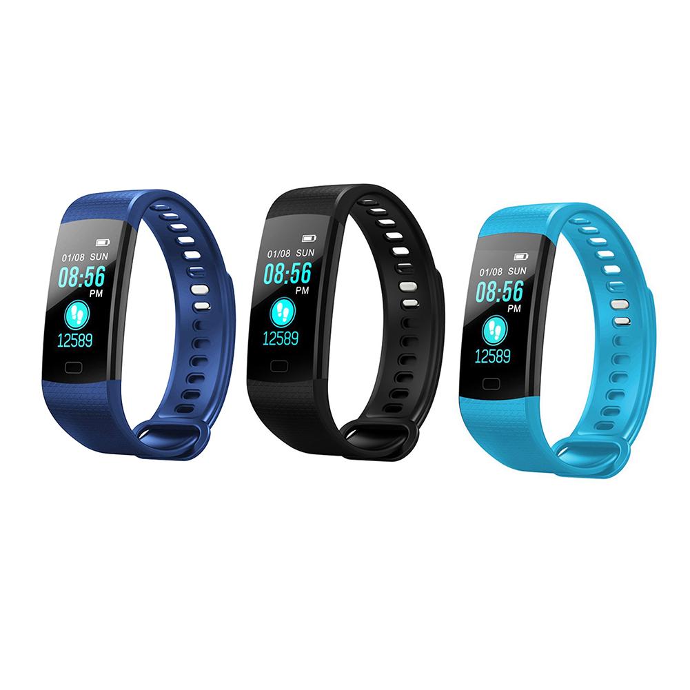 

Y5 0.96 inch Heart Rate Blood Pressure Monitor Fitness Tracker Smart Band, Black, 501 Original