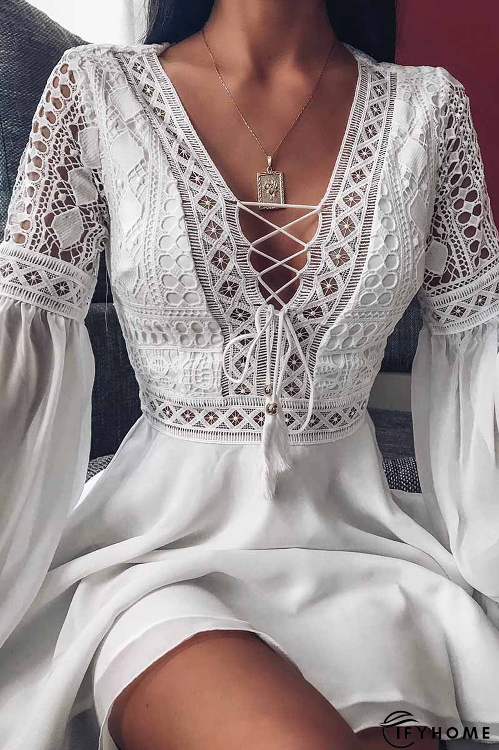 Lace Mini Dress (2 Colors ) | IFYHOME