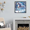 (50*50cm)Christmas Horse - Full Round Drill Diamond Painting
