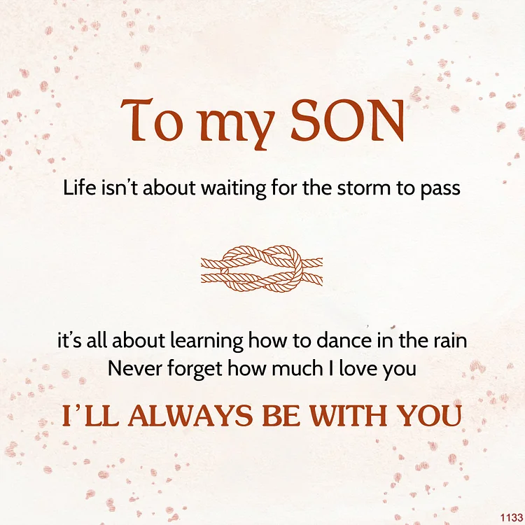 Gift Card - For Son I’ll Always Be With You