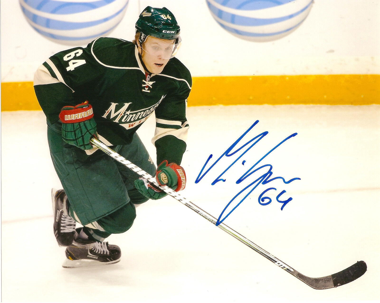 Minnesota Wild Mikael Granlund Autographed Signed 8x10 Photo Poster painting COA B