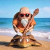 WCF Scale Riding Turtle Master Roshi - Dragon Ball Resin Statue - TOR-Studios