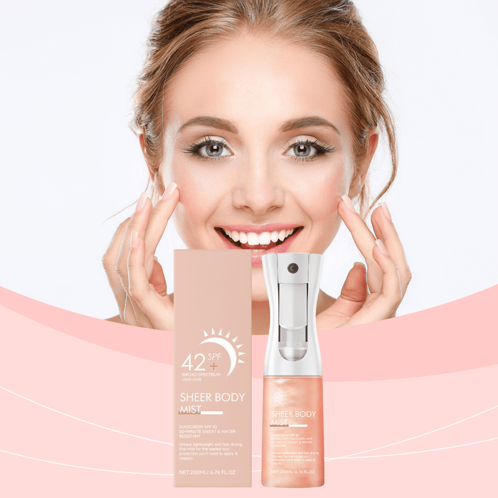 🔥🔥Sheer Body Mist Sunscreen SPF 42