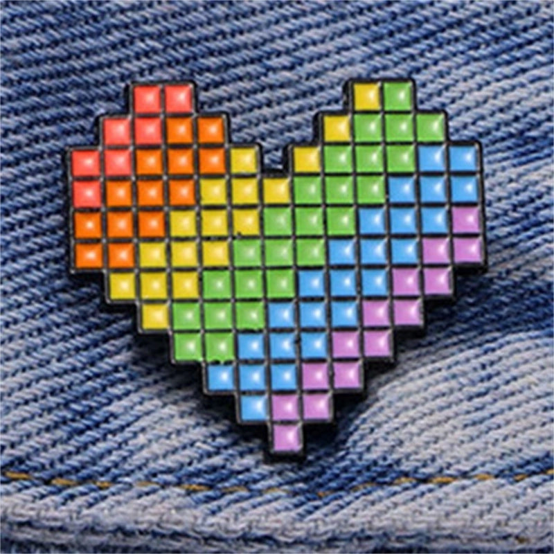 Casual Cute Minimalist Heart Shape Alloy Unisex Brooches