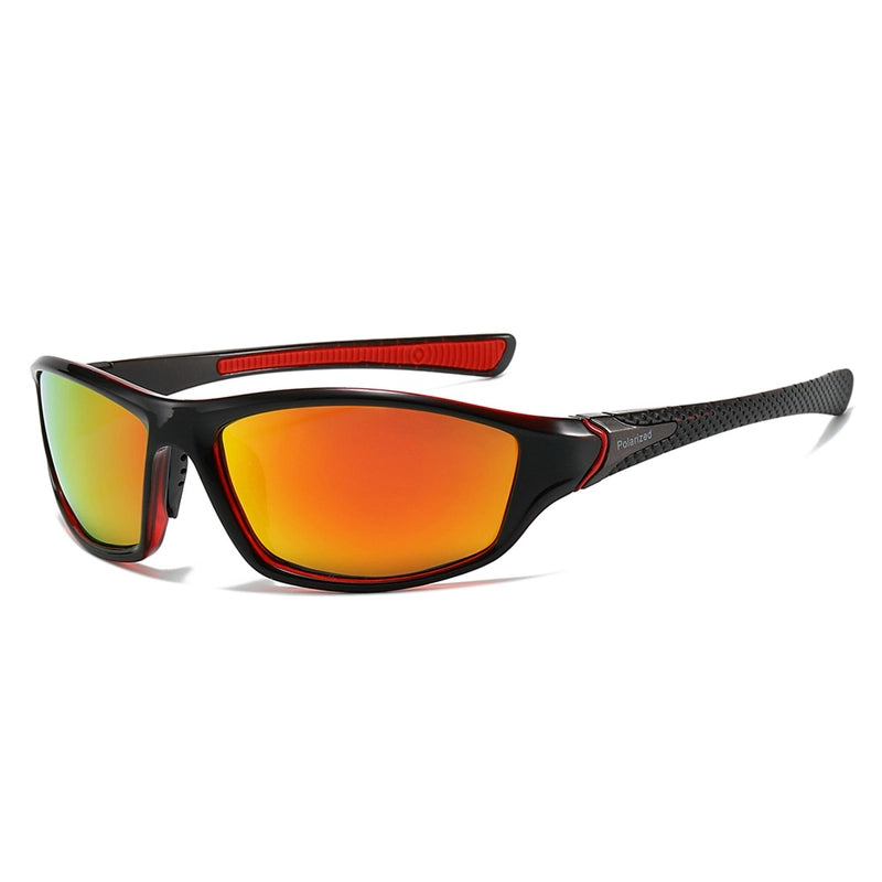 Casual Color Block Tac Biker Full Frame Men’s Sunglasses