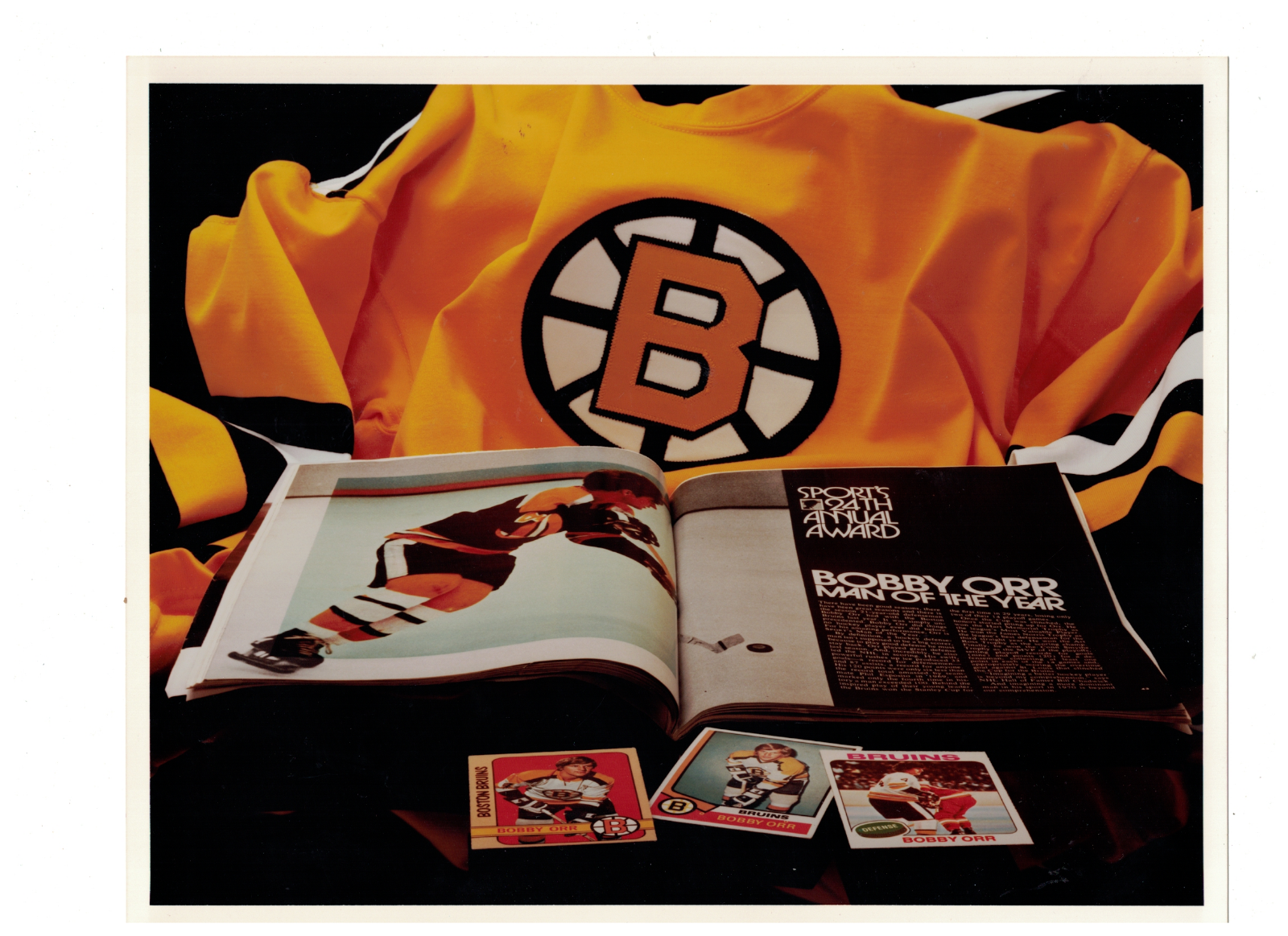 Bobby Orr Boston Bruins Bright Star Images Hockey Collage Photo Poster painting JH