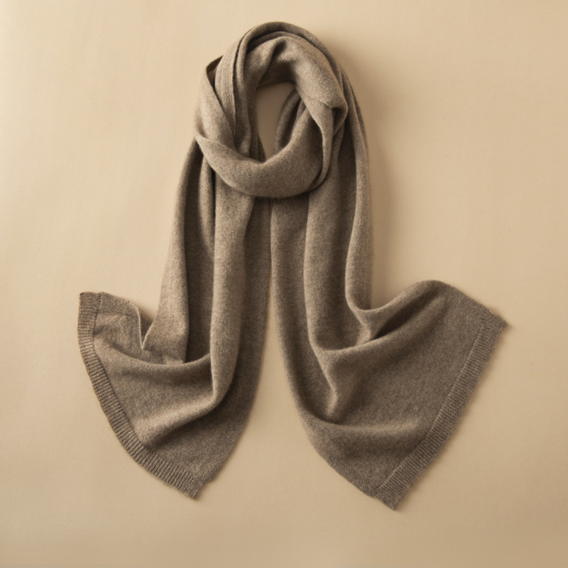 100% Pashmina Cashmere Plain Scarf  REAL SILK LIFE