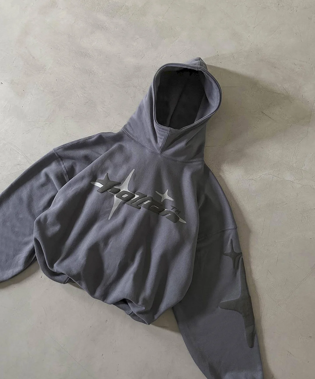 Uveng Uveng High Street Popular Logo Letter Print Hoodie Suit For Men And Women Hip Hop Street Loose Hoodie