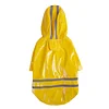 Clothes For Dogs Dog Raincoat Reflective Strip Pet Dog Clothes Raincoat For Small Medium Puppy Dog 3 Color 100% Waterproof
