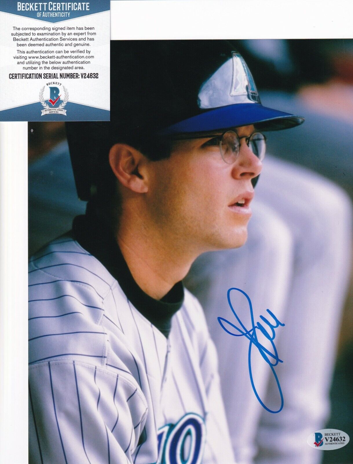 JAY BELL signed (ARIZONA DIAMONDBACKS) autographed 8X10 Photo Poster painting BECKETT BAS V24632