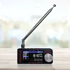 SI4732 Mini Pocket Radio 1.9inch IPS Screen HF SW MW VHF Radio LSB USB AM FM