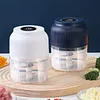 Electric Garlic Chopper 300ML Portable Cordless Mini Food Processor Rechargeable Vegetable Chopper Blender for Nuts Chili Onion Minced Meat and Spices