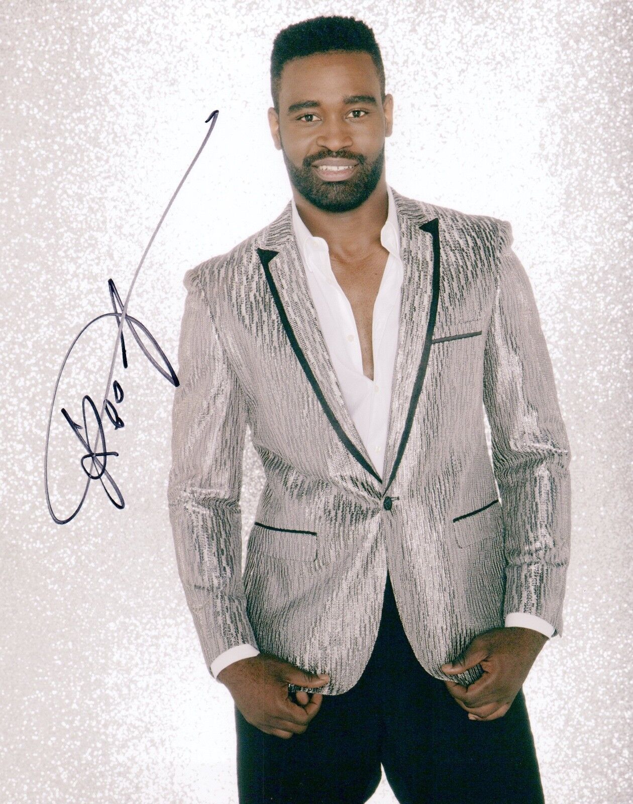 Keo Motsepe Signed Autograph 8x10 Photo Poster painting DANCING WITH THE STARS DWTS Handsome COA