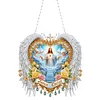 (US Only)Jesus 2D Flat DIY Special Shape Diamond Art Pendant DIY Home Decor Hanging Charm