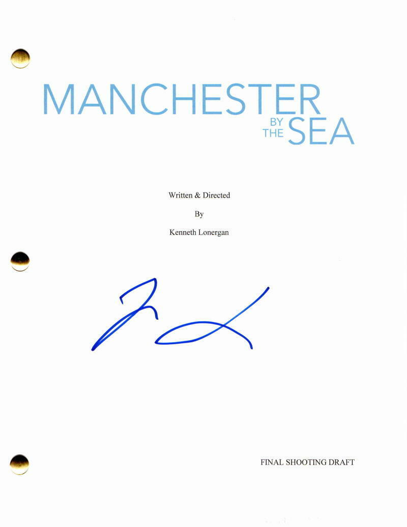 LUCAS HEDGES SIGNED AUTOGRAPH - MANCHESTER BY THE SEA - FULL MOVIE SCRIPT