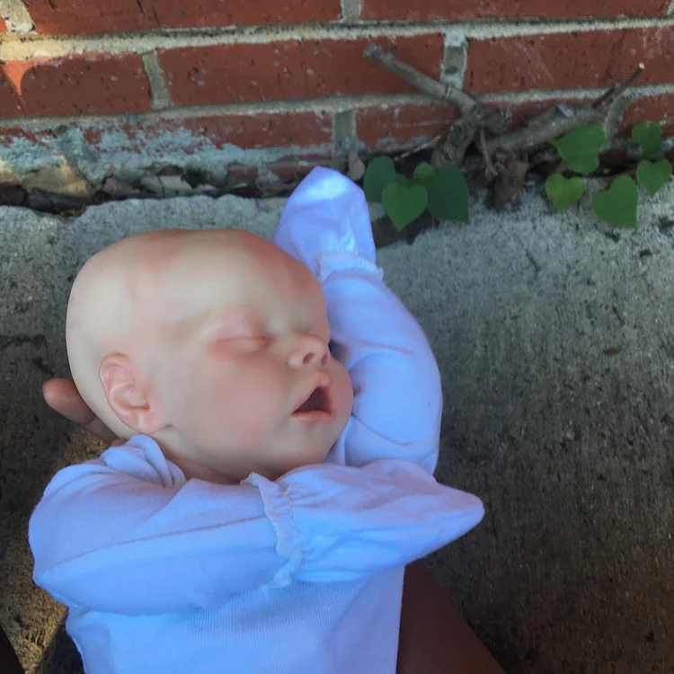 17"Cute Lifelike Handmade Silicone Sleeping Reborn Toddlers Baby Doll Betsy