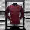 2024/2025 Long Sleeves Player Version Belgium National Team Home Football Jersey 1:1 Thai Quality