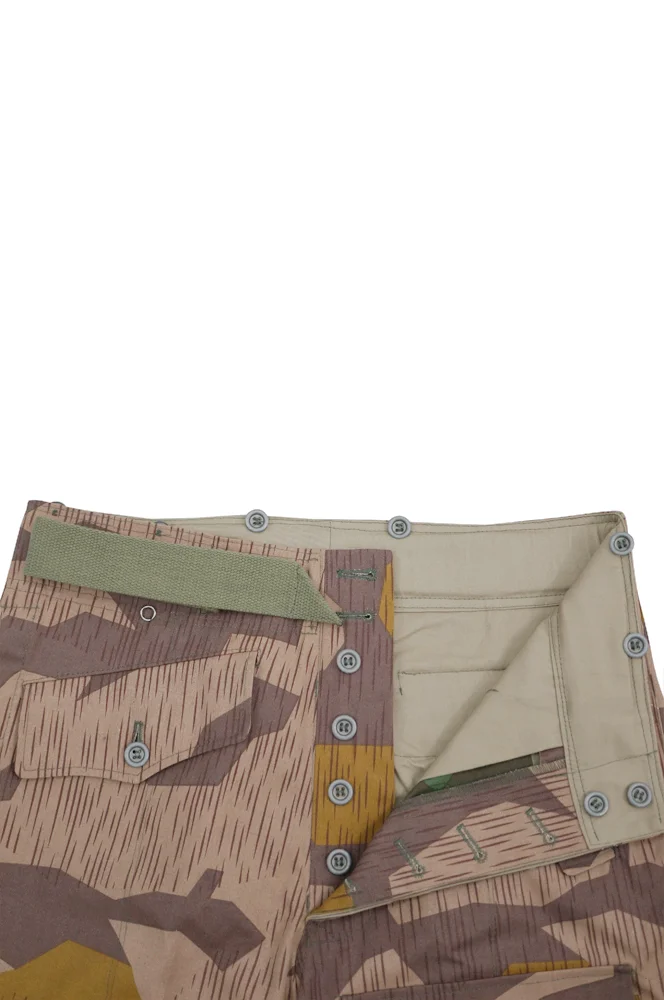   Wehrmacht German Splinter 41 Brown Variation Camo Panzer Trousers German-Uniform