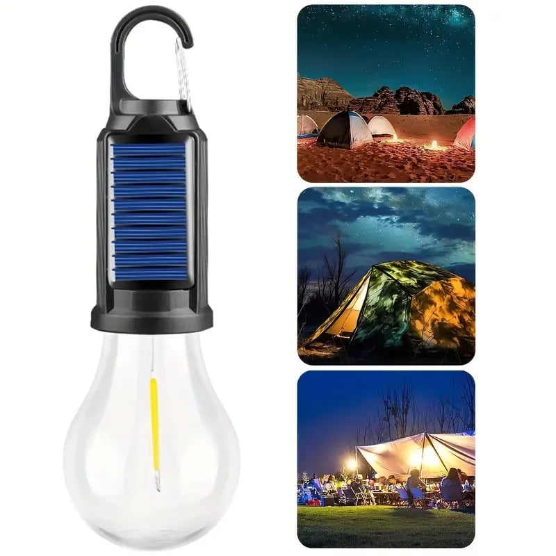 1 2 4 pack led camping lantern usb rechargeable outdoor tent light with clip hook polished abs material solar powered lithium battery non color changing ideal for valentines day thanksgiving christmas new year spring festival camping essentials flashlight details 5
