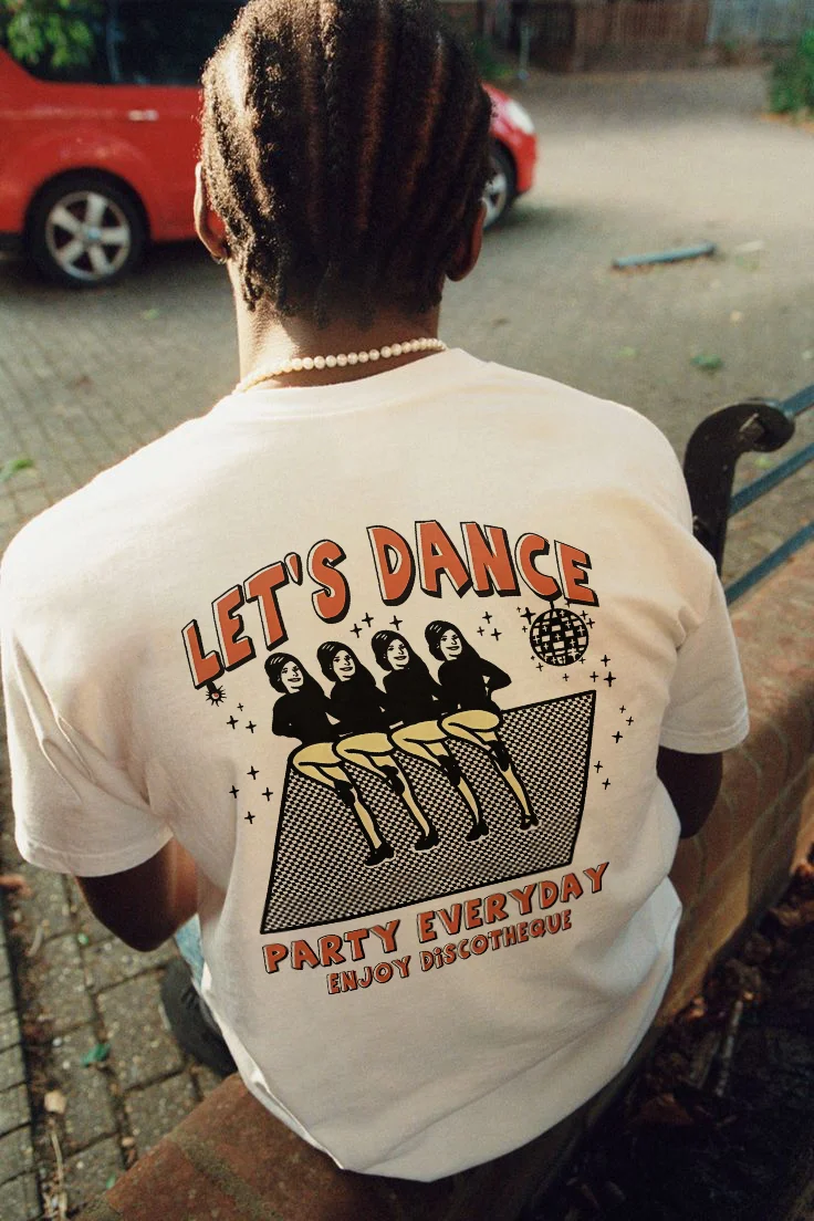 Let's Dance Party Everyday Enjoy Discotheque T-shirt
