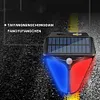 Alarm Light Wireless Solar Powered LED Strobe Motion Sensor Anti Theft Lamp