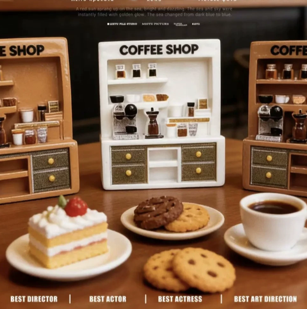 Coffee Counter Resin Charm