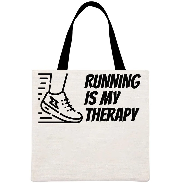 jogging Printed Linen Bag-Annaletters
