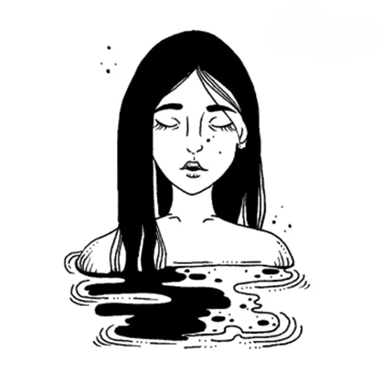 Tattoo sticker Temporary Drawing small Black White sketch Flowers flash Tatoo Body Art Fake Water Transfer Stickers to kid girl