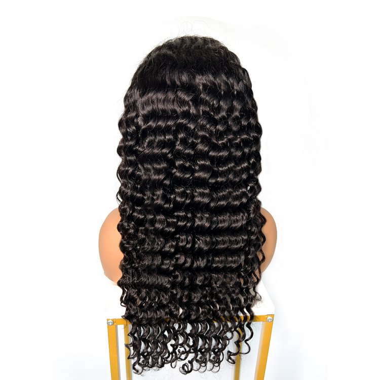 Deep Wave Invisi-Strap Snug Fit HD Lace 360 Frontal Wig