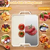 Stainless Steel Cutting Board Double Sided Chopping Block for Meat Vegetables