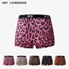 Men's Plus Size Leopard Print Breathable Underwear