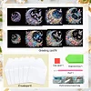 6Pcs Moon Butterfly Diamond Painting Greeting Card Diamond Handmade Card