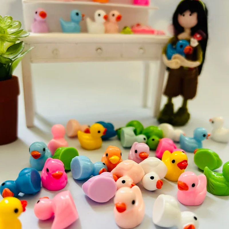 Tiny Ducks | Challenge Hiding Ducks, Mini Resin Duck Dolls