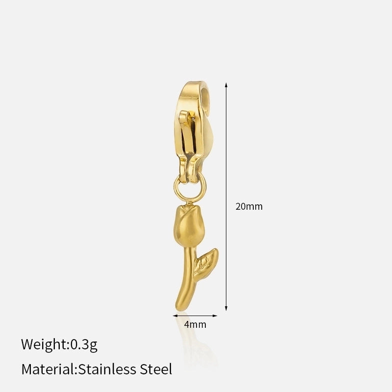 Casual Minimalist Heart Shape Flower 304 Stainless Steel Artificial Rhinestones Zircon 18K Gold Plated Polishing Inlay Bracelets Necklace