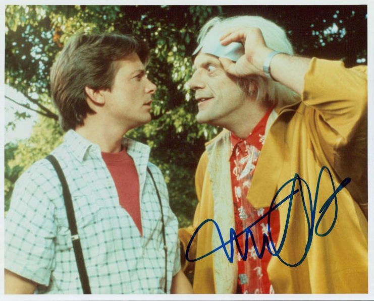 Michael J. Fox (Back to the Future) signed 8x10 Photo Poster painting in-person