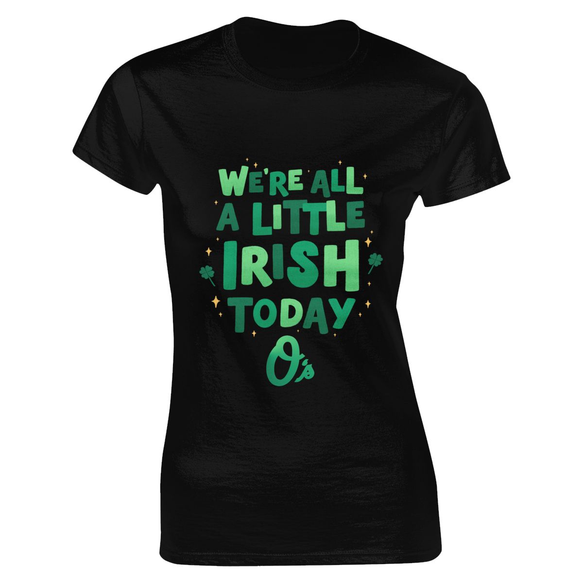 Baltimore Orioles We're All A Little Irish Today Women's Crewneck T-Shirt