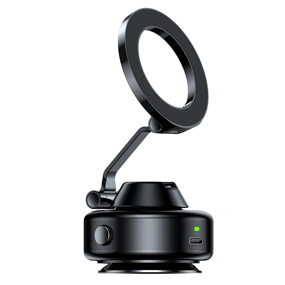 🔥Dark Grey Magnetic Car Mount with 360° Rotation - Durable Aluminum Alloy