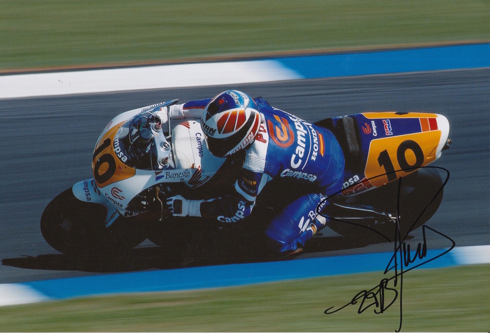 Sito Pons Hand Signed Photo Poster painting 12x8 Honda MotoGP 1.