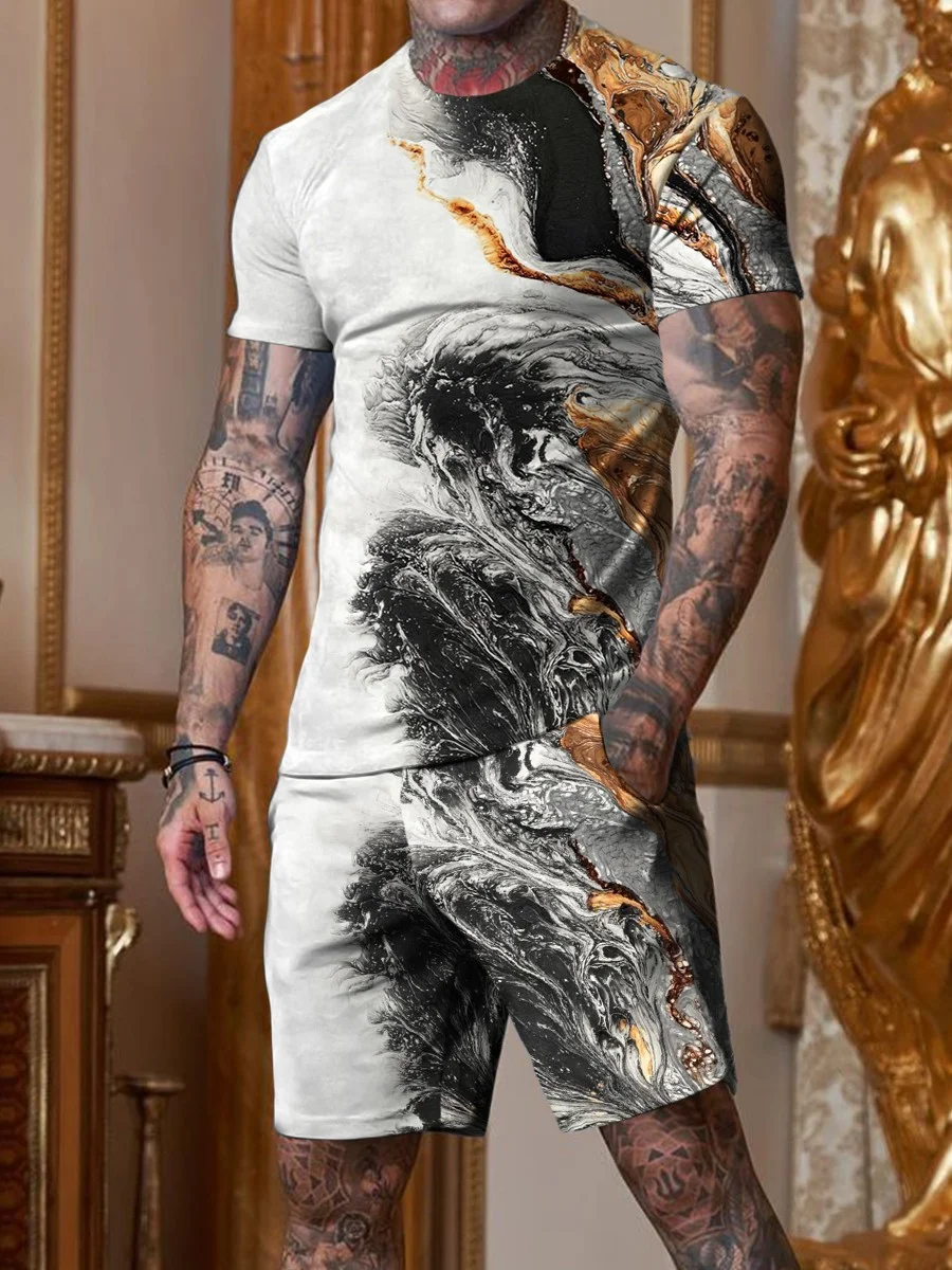 MEN'S ABSTRACT OIL PAINTING LEISURE SUIT.jpg