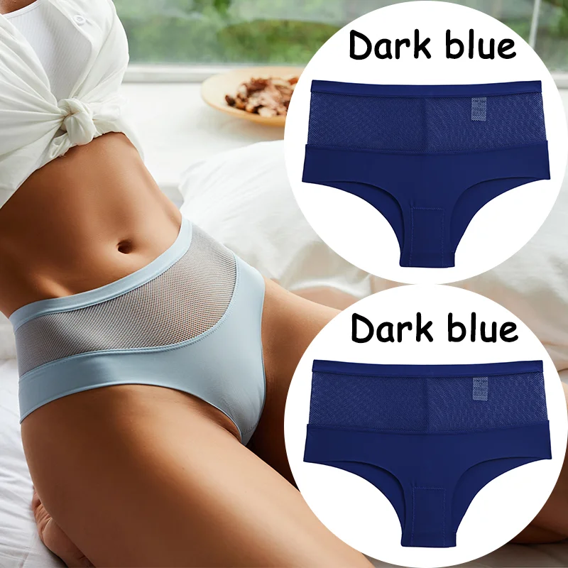 Billionm Lace Panties High Waist Women's Underwear Mesh Perspective Sexy Panties Female Briefs Girls Intimates Sexy Lingerie