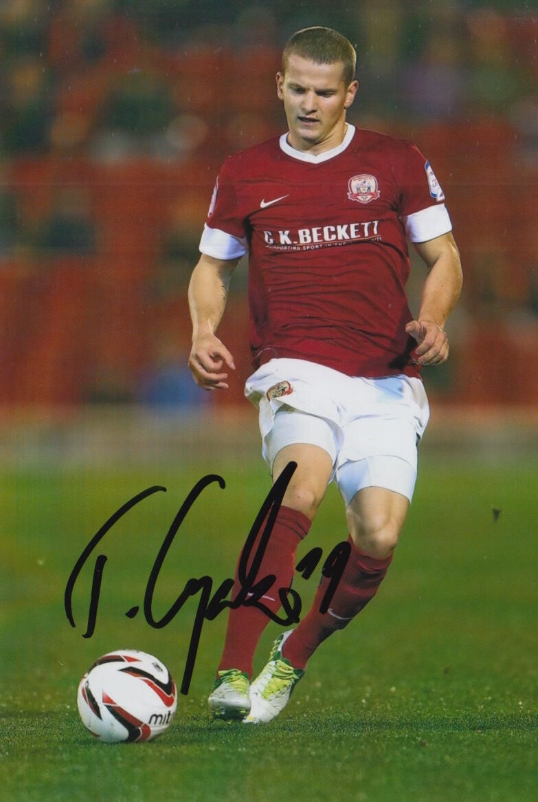 BARNSLEY HAND SIGNED TOMASZ CYWKA 6X4 Photo Poster painting.