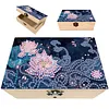 Bo&icirc;te de rangement faite main &agrave; la main pour d&eacute;coration de bureau &agrave; th&egrave;me de peinture en diamant en 5D