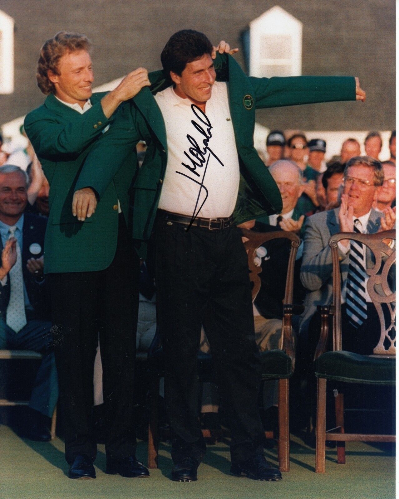 Jose Maria Olazabal 94 Masters #0 8x10 Signed Photo Poster painting w/ COA Golf