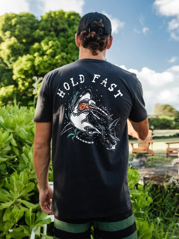 Hold Fast Skull Printed Men's T-shirt