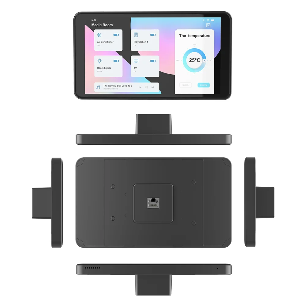 RFID Wall mount customized tablet android 8 inch restaurant retail store RFID advertising smart display lte wifi zigbee nfc tablet pc