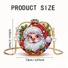 DIY Santa Claus Diamond painting hand bag
