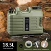 5 Gallon Water Jug with Spigot Camping Water Container Water Bucket BBQ Supplies