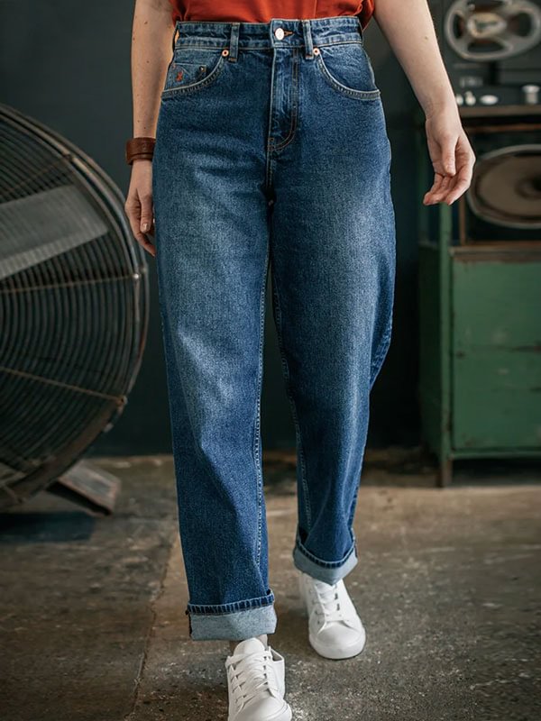 Daily casual minimalist women's jeans