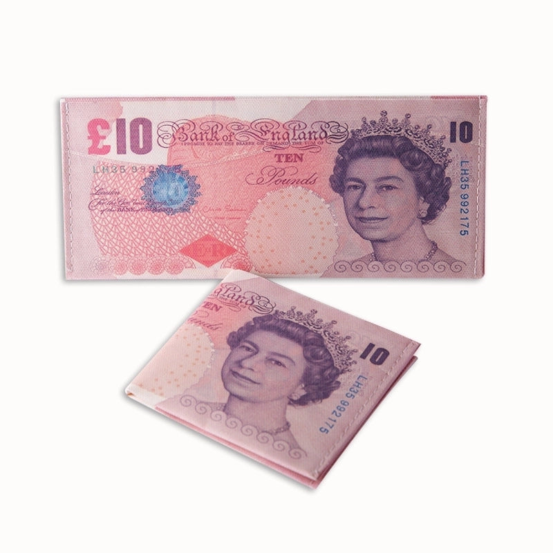 Unisex Geometric Canvas Open Coin Purses