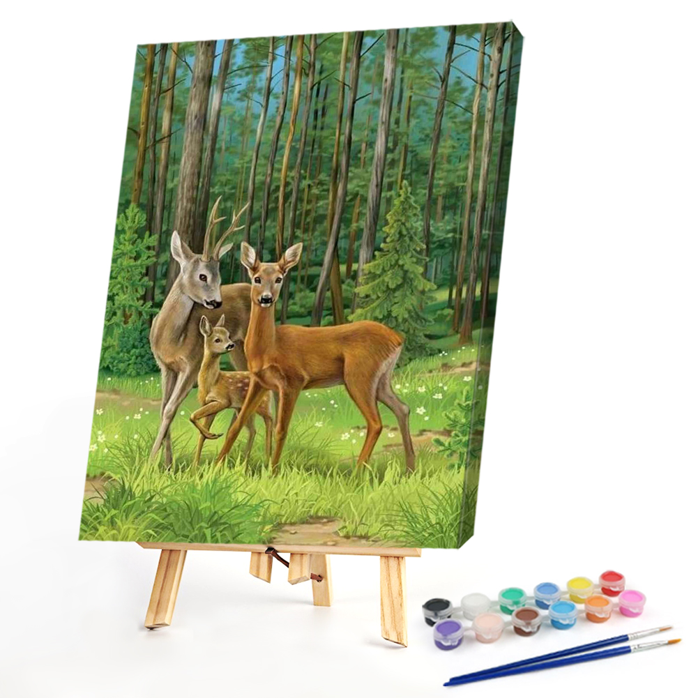 

40*50CM - Paint By Numbers - Elk, 501 Original